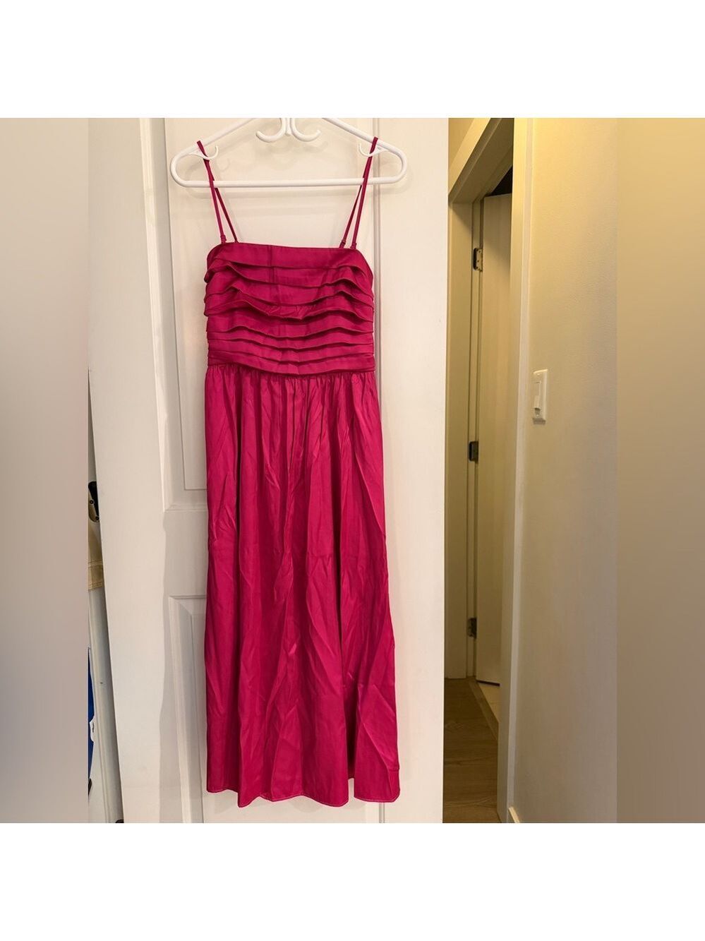 Abercrombie Satin Midi Dress